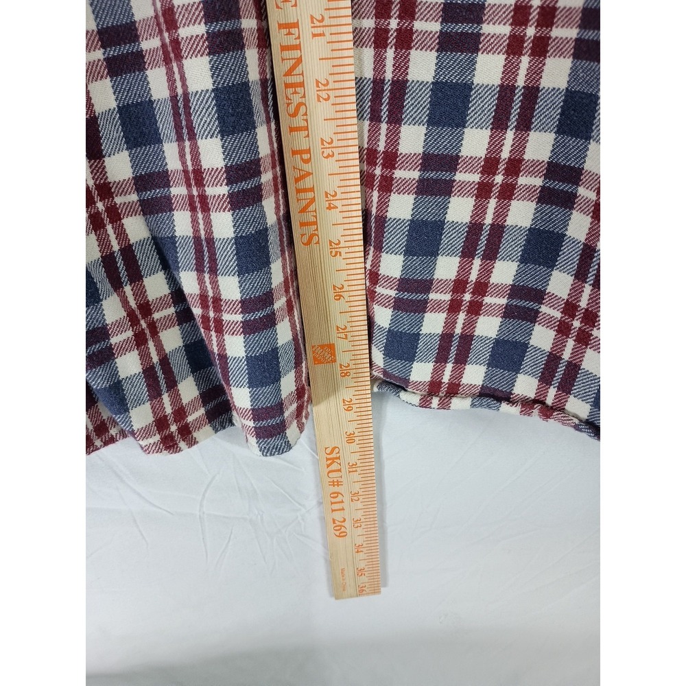 The Normal Brand Bear Flannel Size XL Button Shirt Mens Red Multi Colored Plaid - Picture 4 of 5